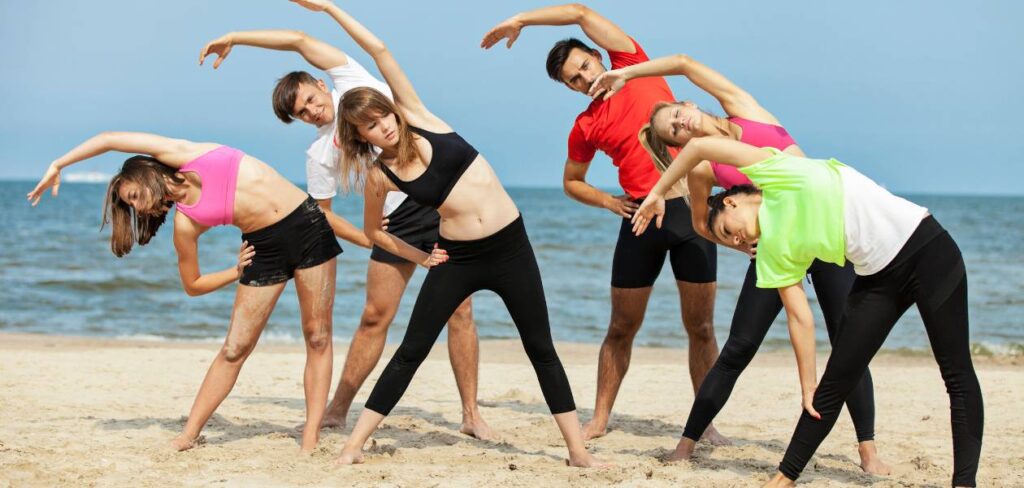 Warsztaty relaksacyjne i gimnastyka na plaży
