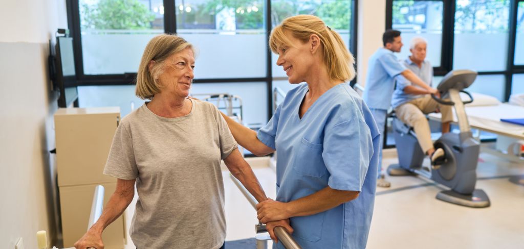 Praca z rehabilitantem